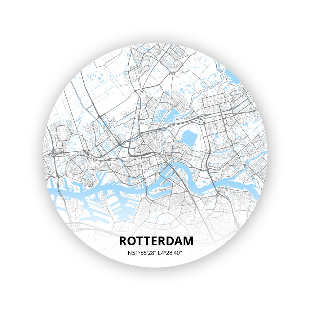 Cirkel poster van Rotterdam